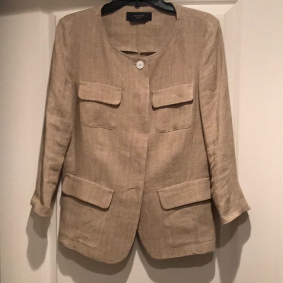max mara linen jacket